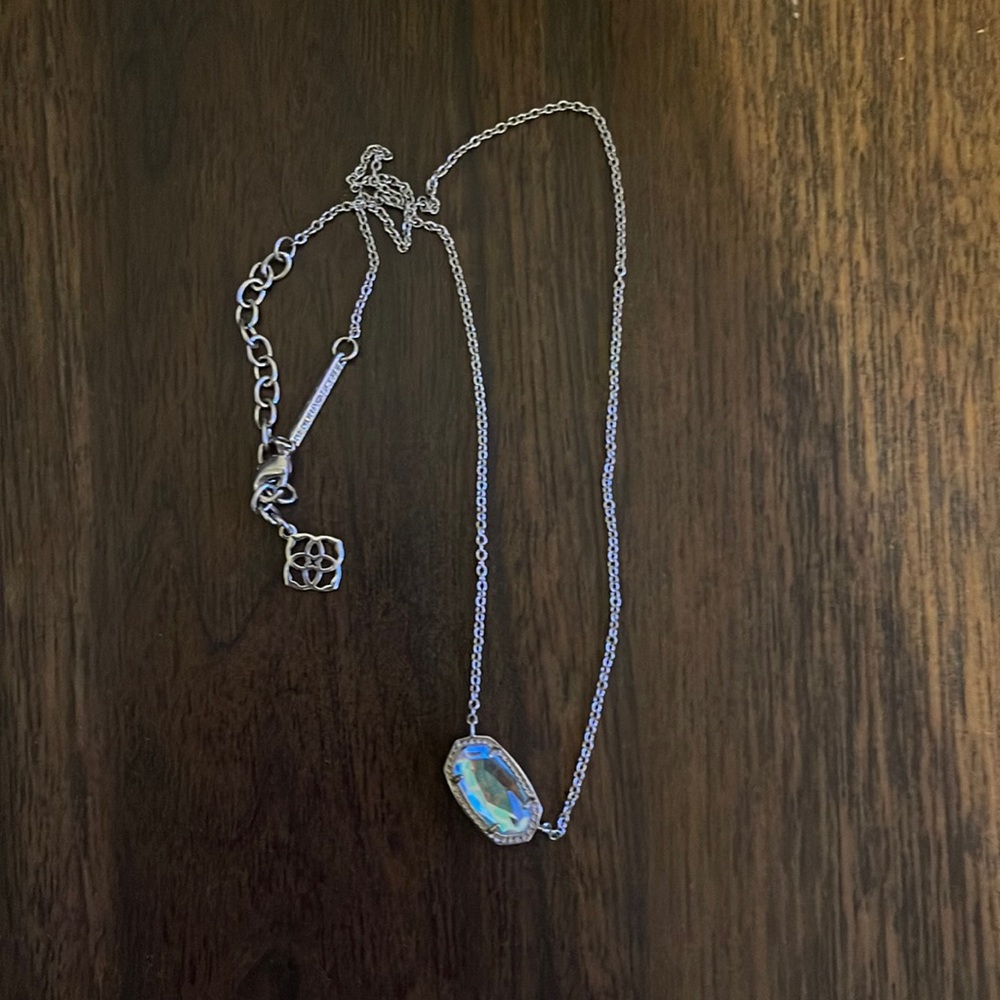 Kendra Scott dichroic glass Elisa necklace
